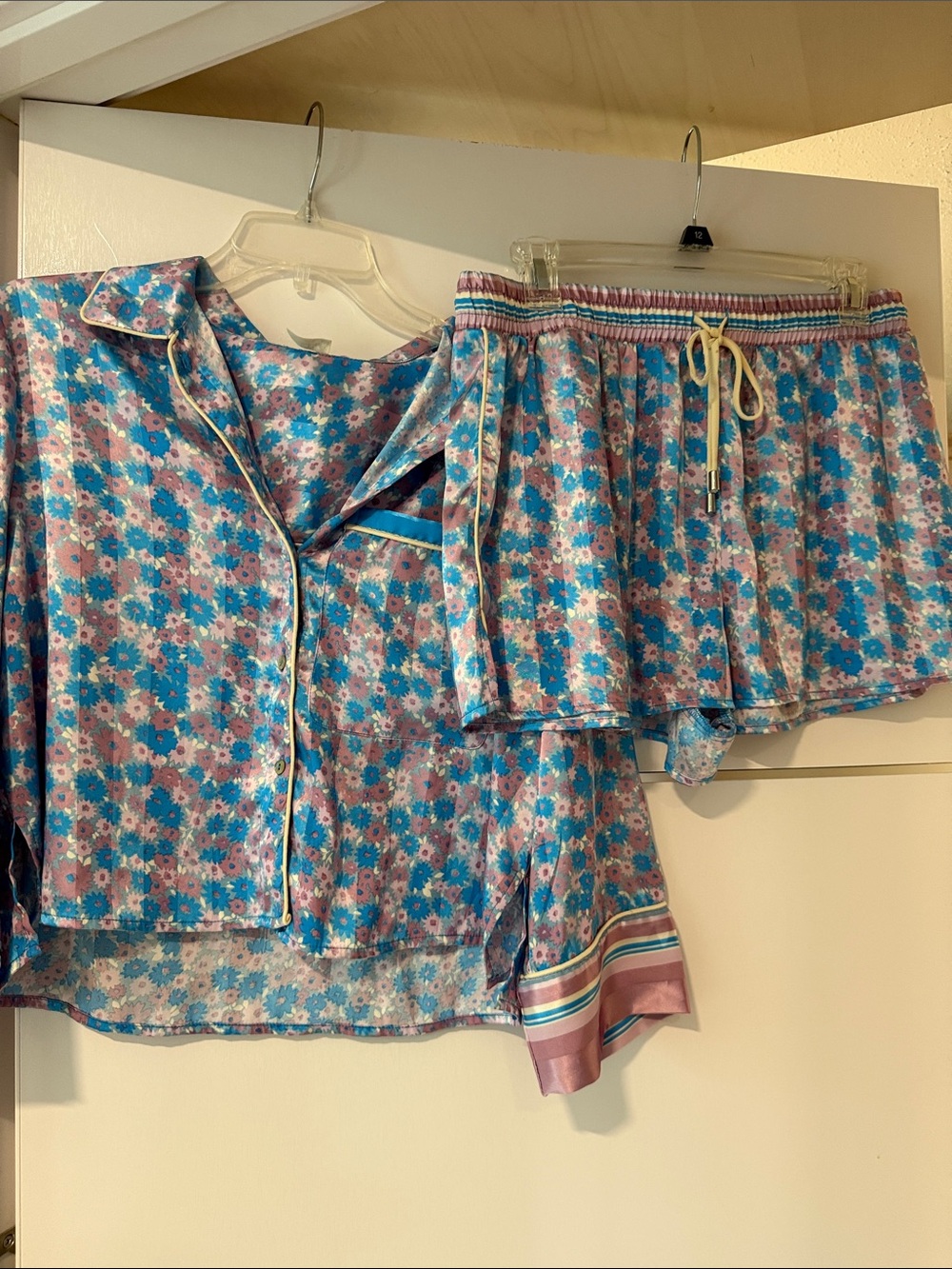 NWT, Free People Pillow Talk PJ Set in Cool Lavender combo Size M - Picture 7 of 12